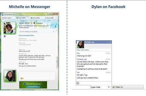 Windows Live Messenger kann jetzt über Facebook chatten